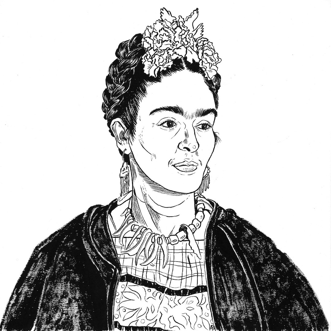 Famous Ladies Illustrations by Alexandra Beguez