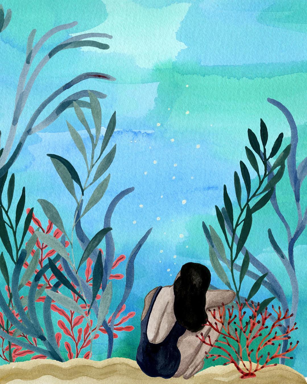 Summer illustration by Angela McKay