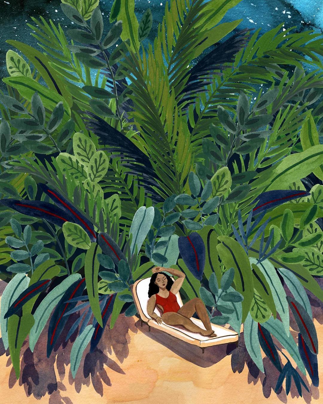 Summer illustrations by Angela McKay