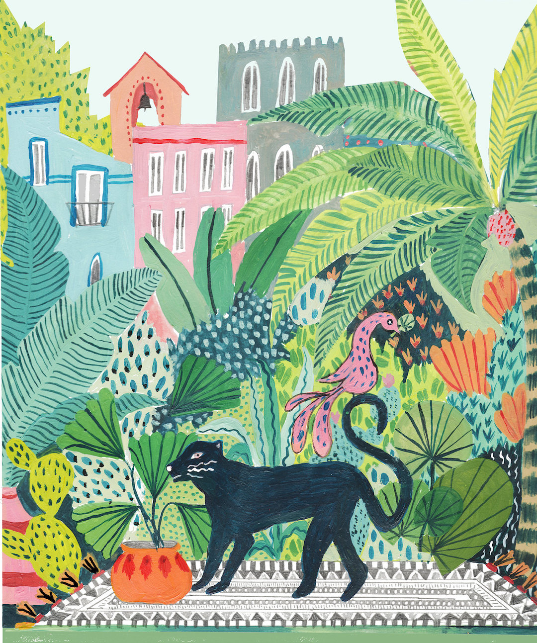 Jungle illustrations by Amber Davenport