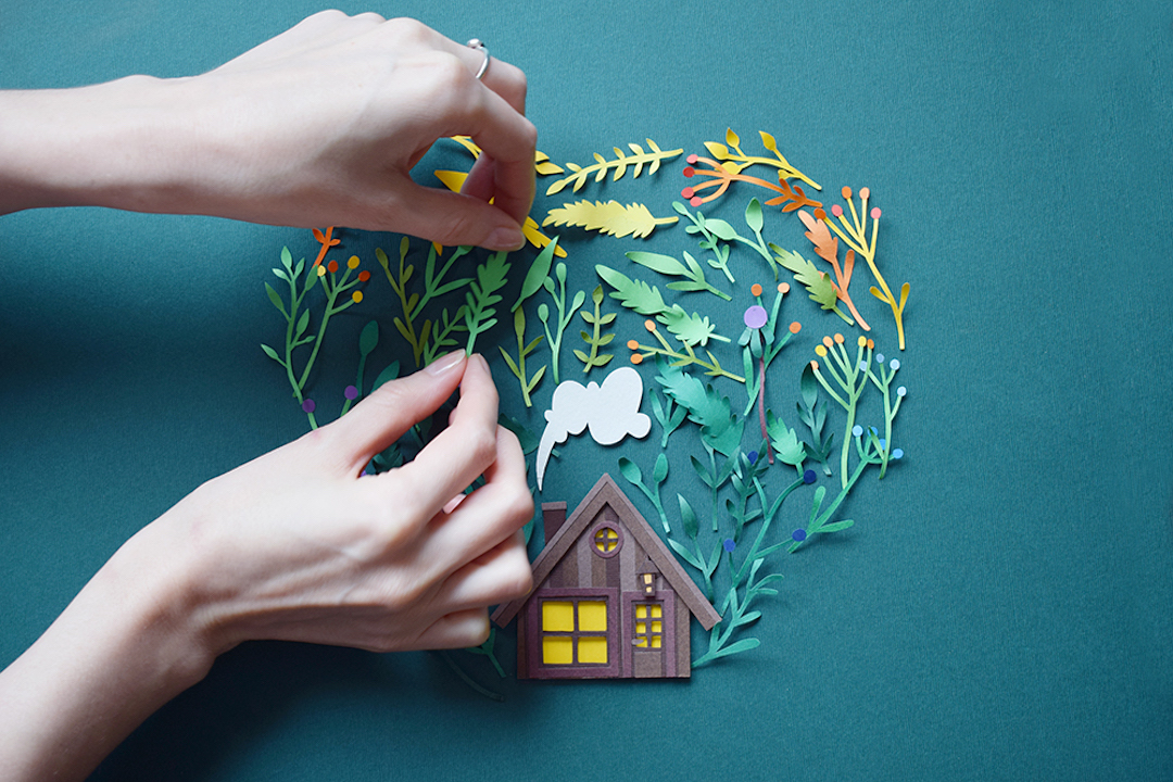 Paper art by Margaret Scrinkl 