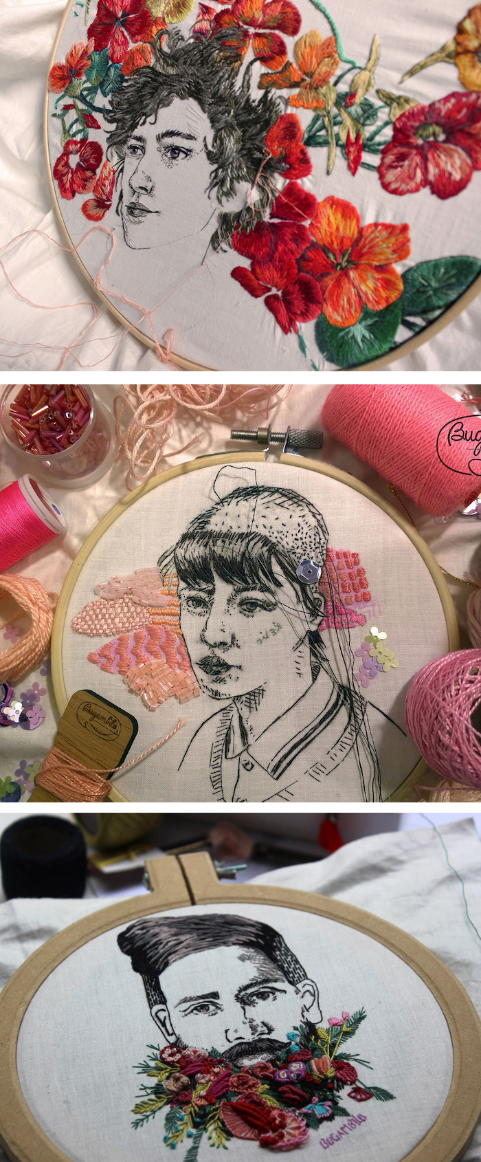 Embroidery by Bugambilo