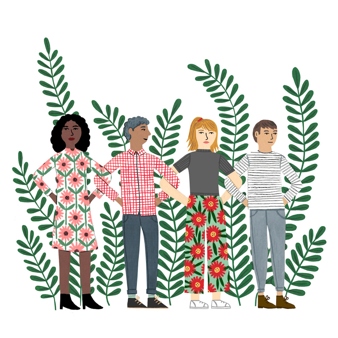 Decorative illustration by Hollly Maguire