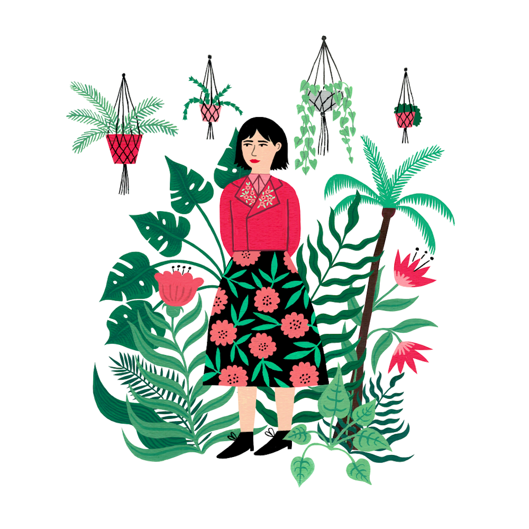 Decorative illustration by Hollly Maguire