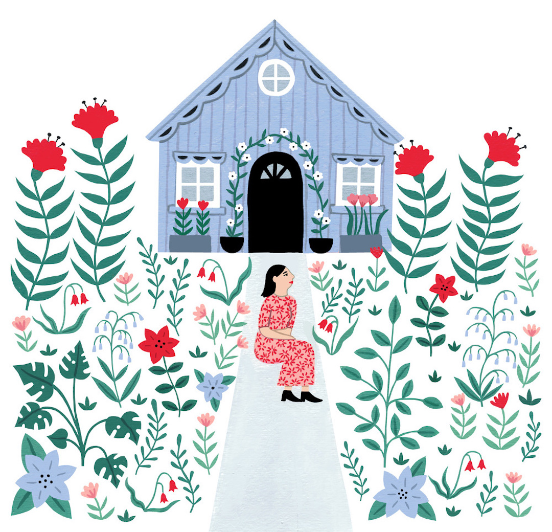 Decorative illustration by Hollly Maguire