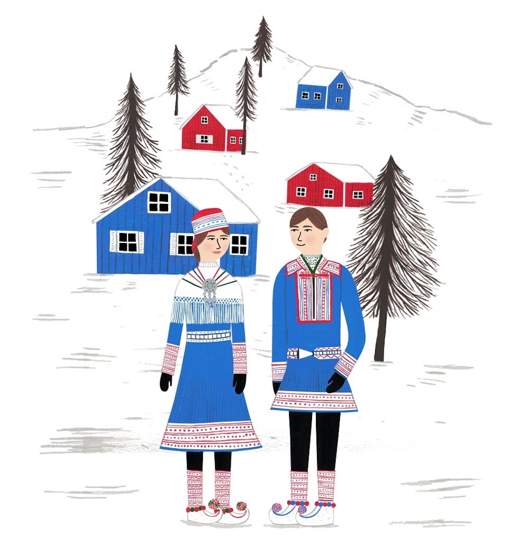 Decorative illustration by Hollly Maguire