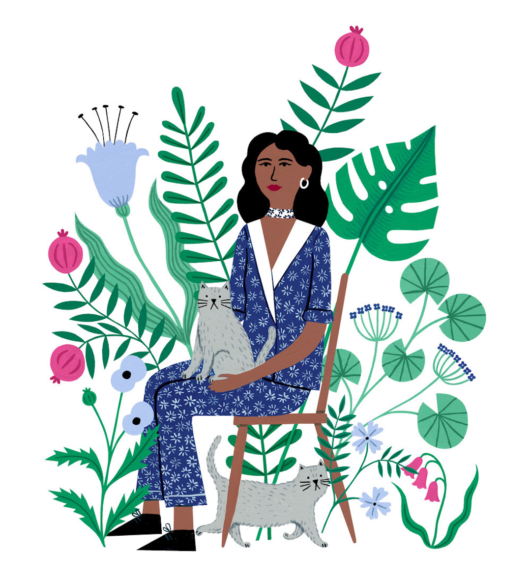 Decorative illustration by Hollly Maguire