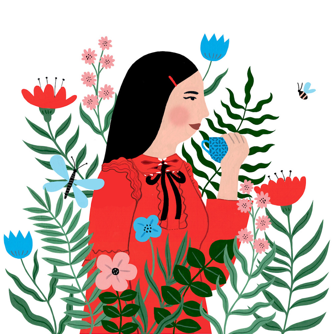 Decorative illustration by Hollly Maguire