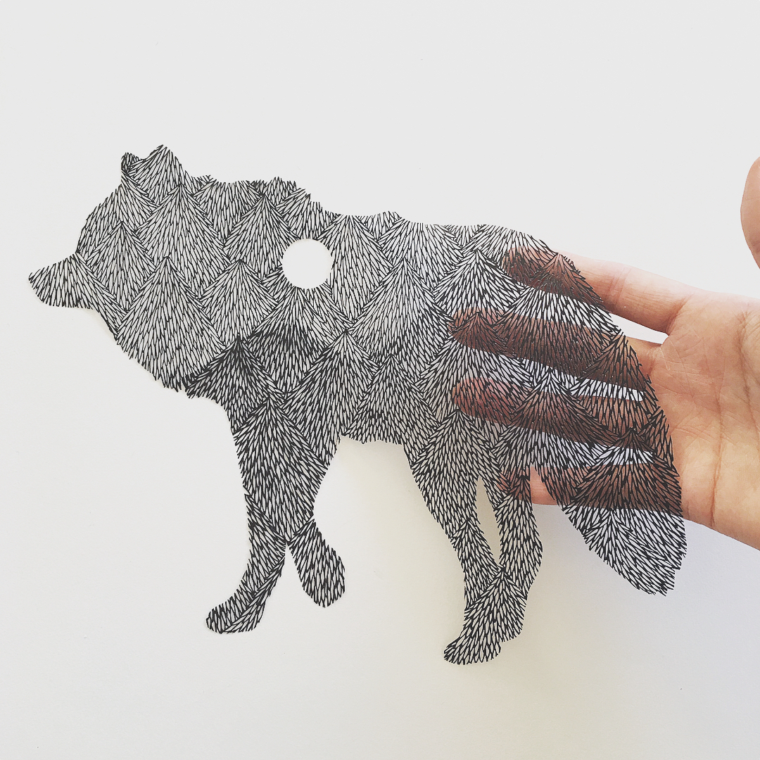 Paper cutouts by Kanako Abe