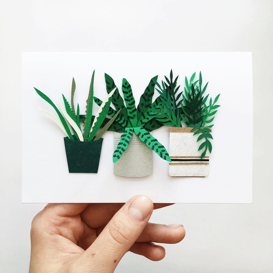 Paper plants by Lissova Craft