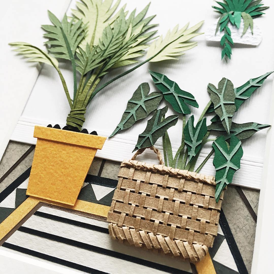 Paper plants by Lissova Craft