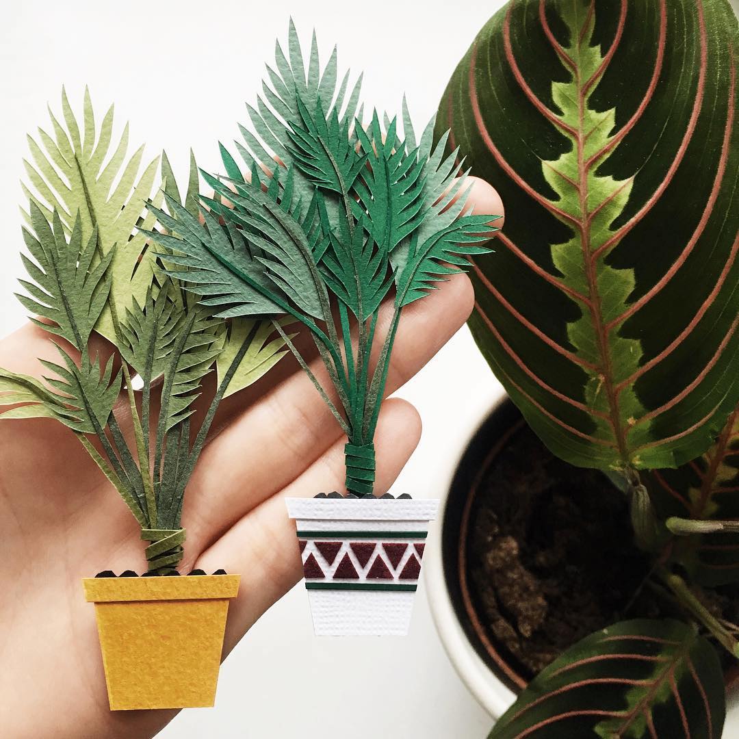 Paper plants by Lissova Craft