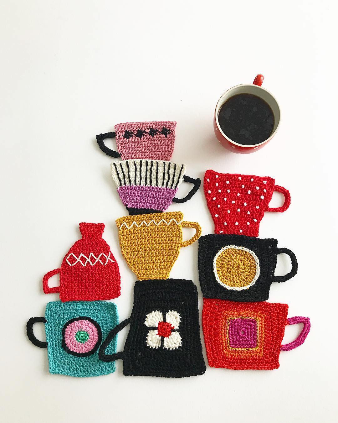Crochet art by Tuija Heikkinen