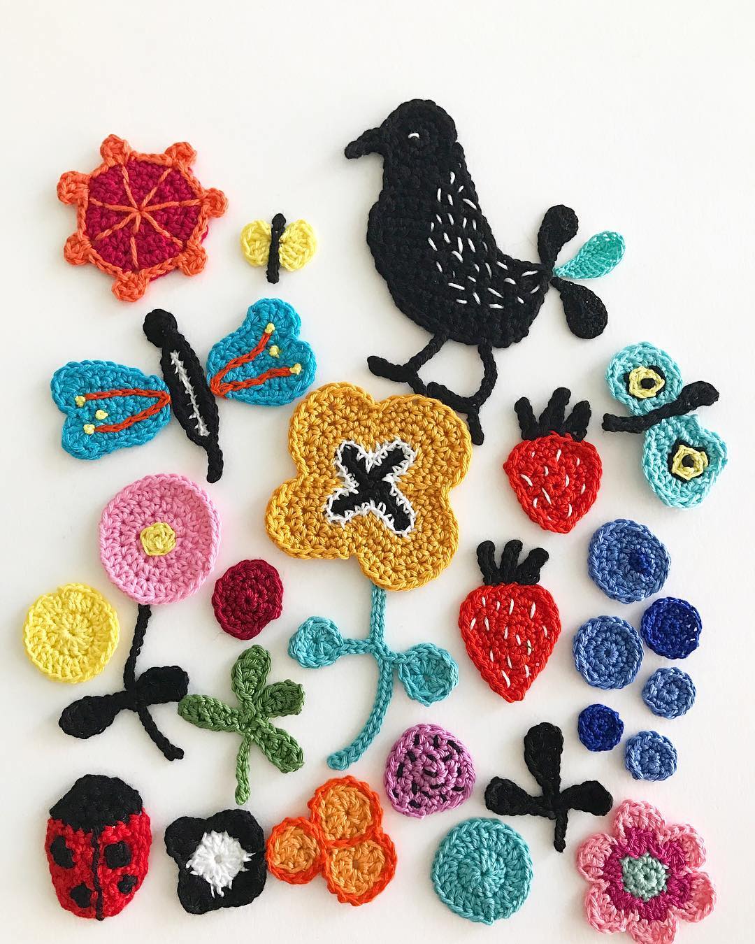 Crochet art by Tuija Heikkinen