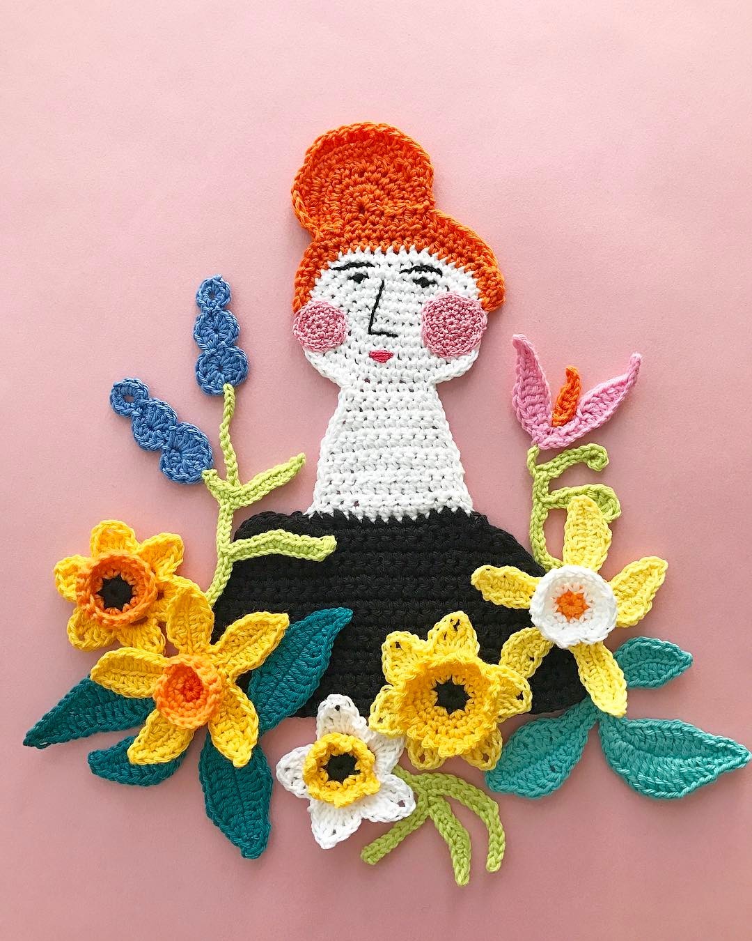 Crochet art by Tuija Heikkinen