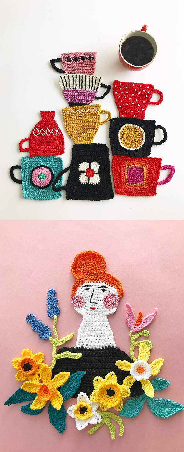 Crochet art by Tuija Heikkinen