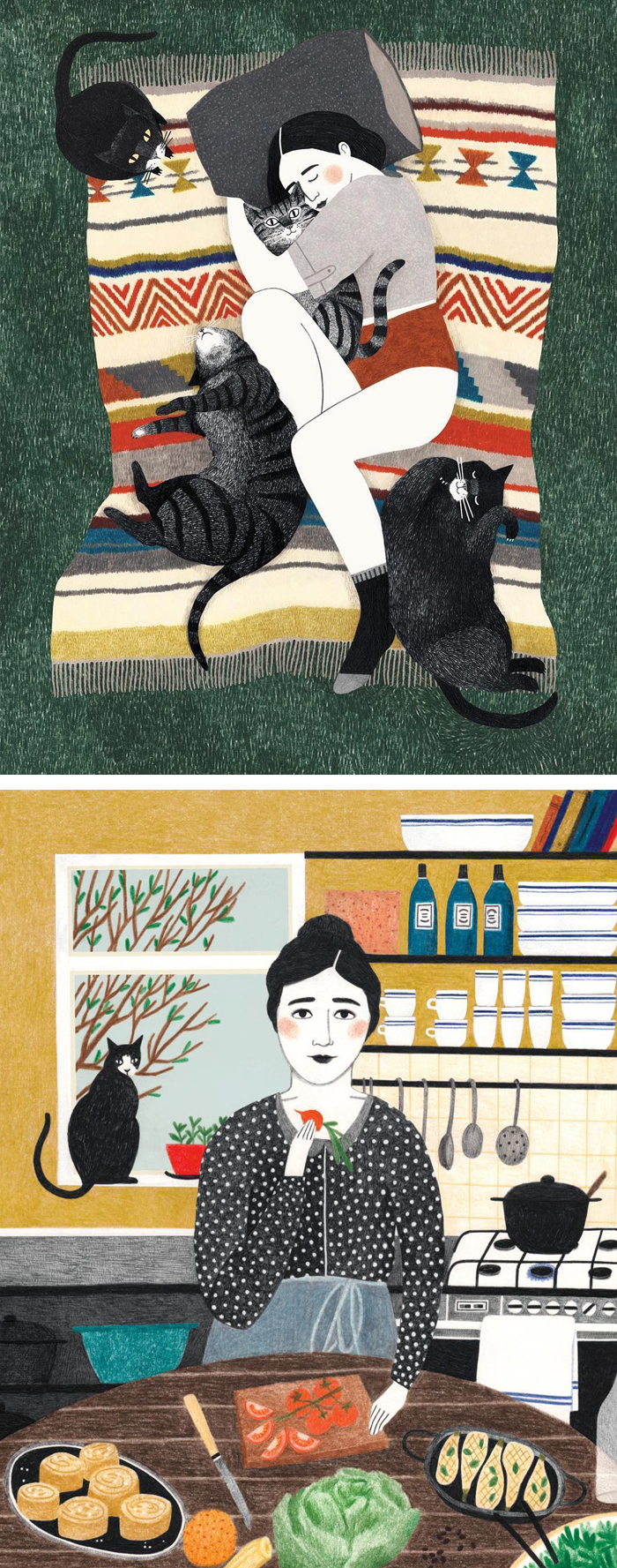 Illustration works by Lieke van der Vorst 