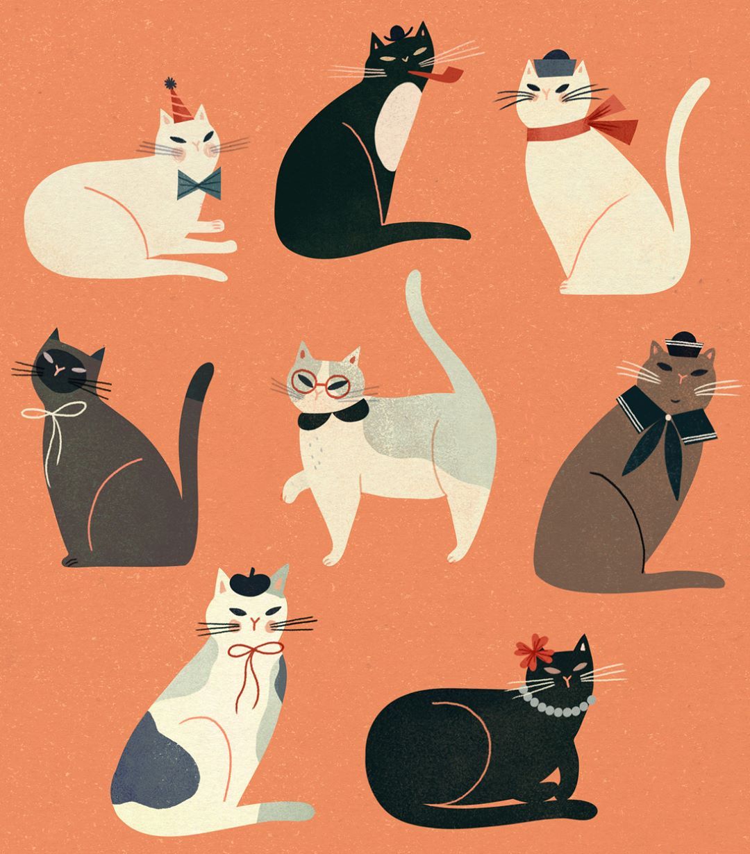 Cat illustration by Clare Owen