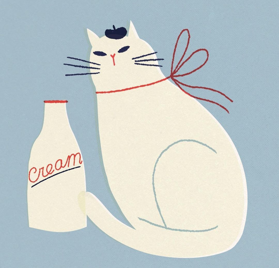 Cat illustration by Clare Owen