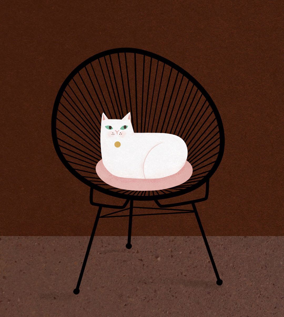 Cat illustration by Clare Owen