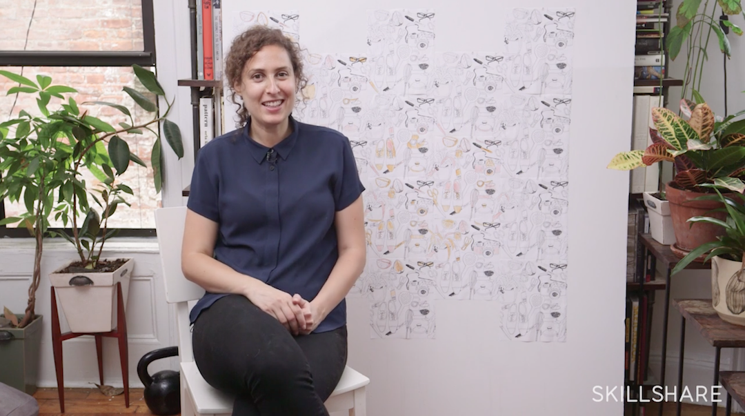 How to make a repeat pattern by Julia Rothman