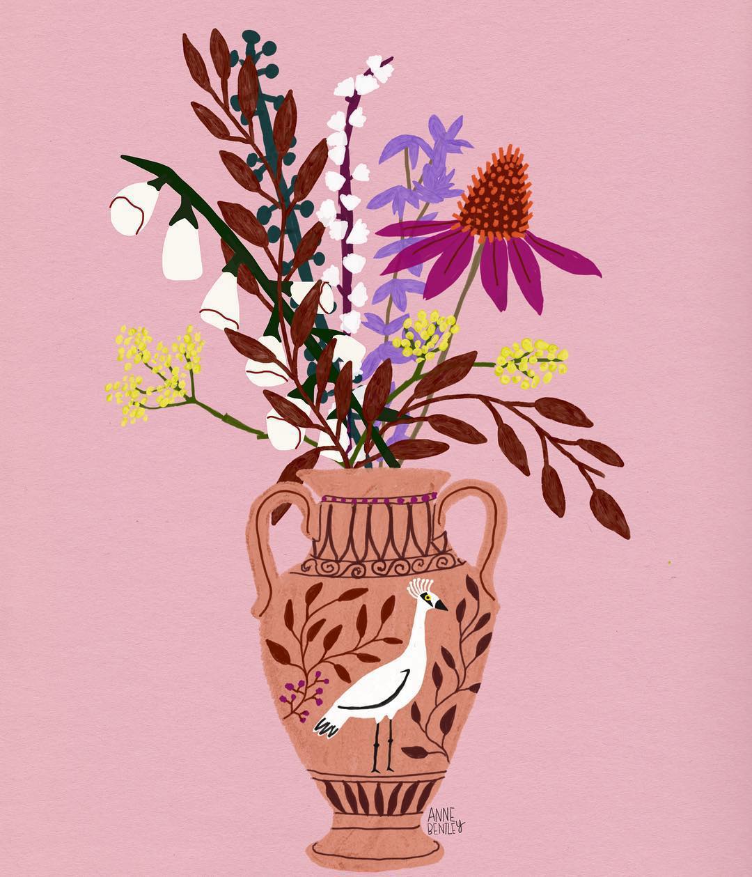 Illustration of vases