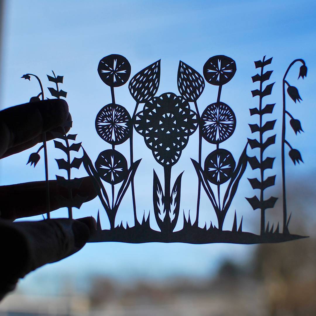 Cut paper art by Annie Howe