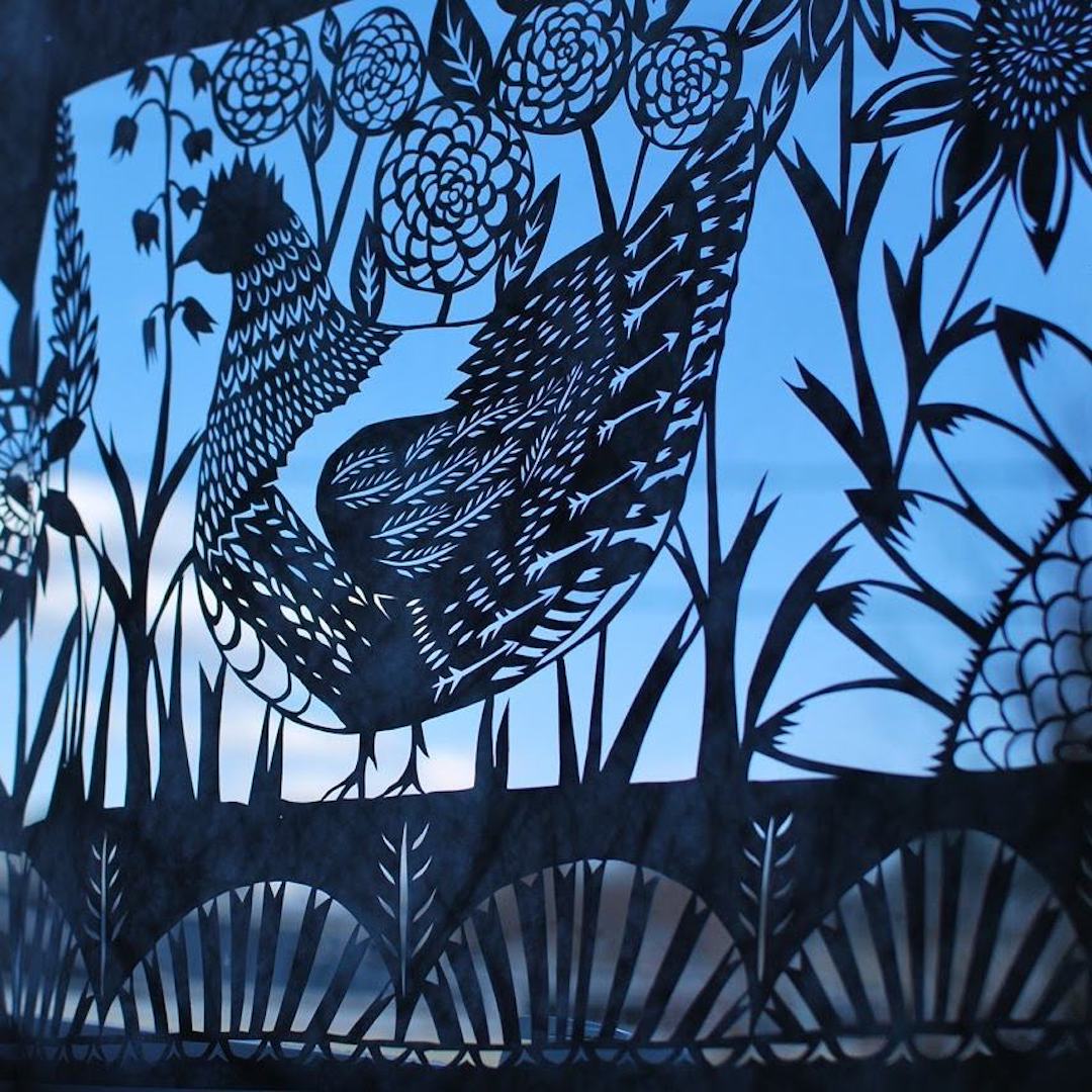 Cut paper art by Annie Howe