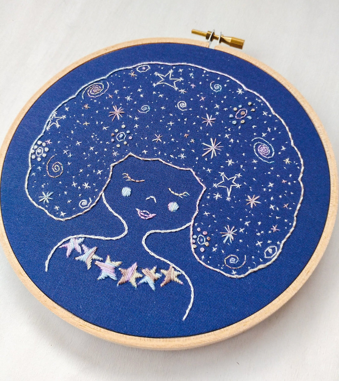 Modern hand embroidery patterns for Galentine's Day