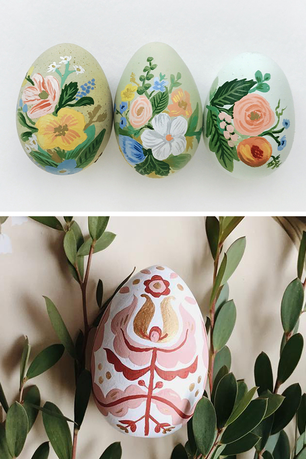 Illustrated egg art