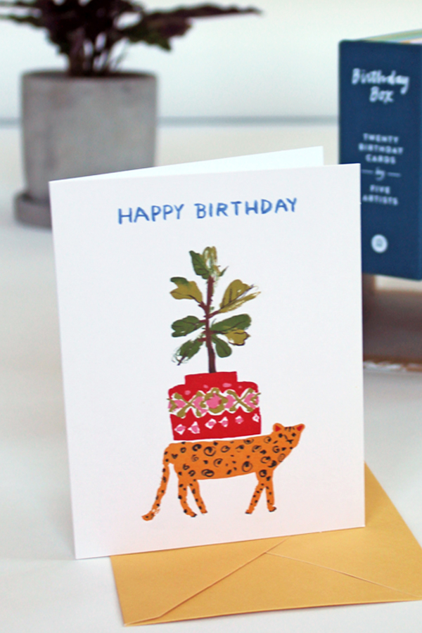 Illustrated birthday cards