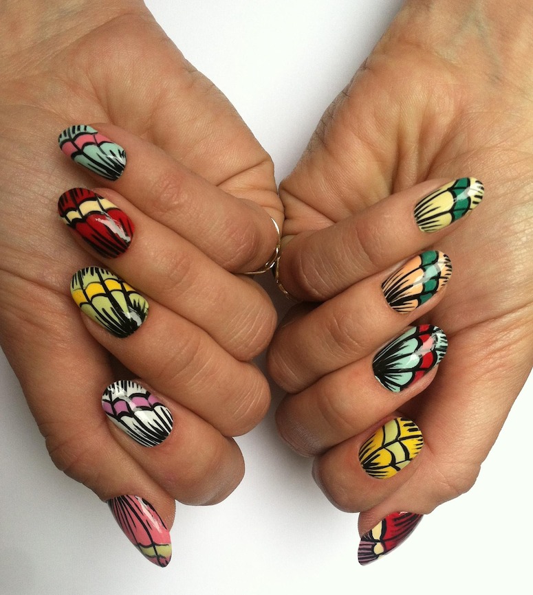 Jessica Washick nail art