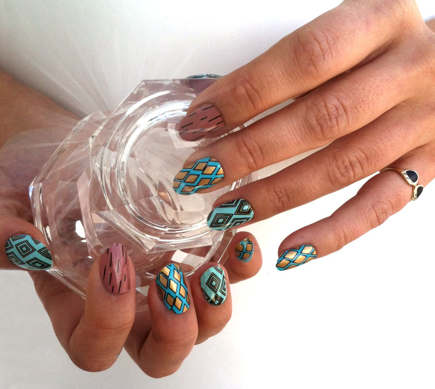 Jessica Washick nail art