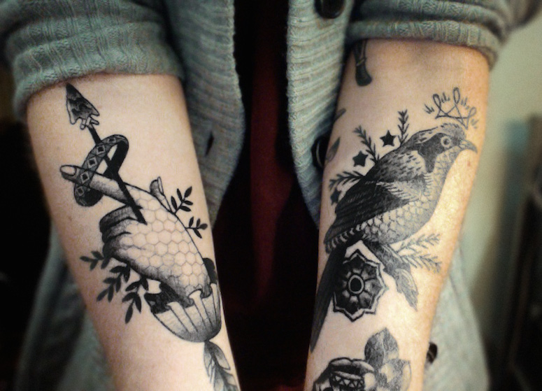 Stefan Sinclair of Two Hands Tattoo via Vim and Vigour