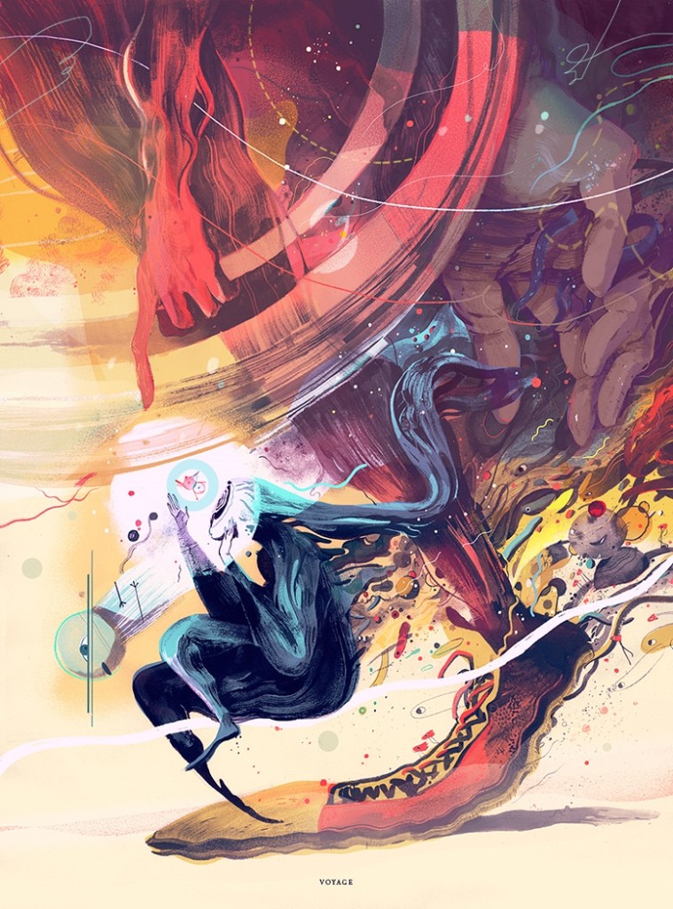 Lively Dry-Brush Illustrations Molly Mendoza