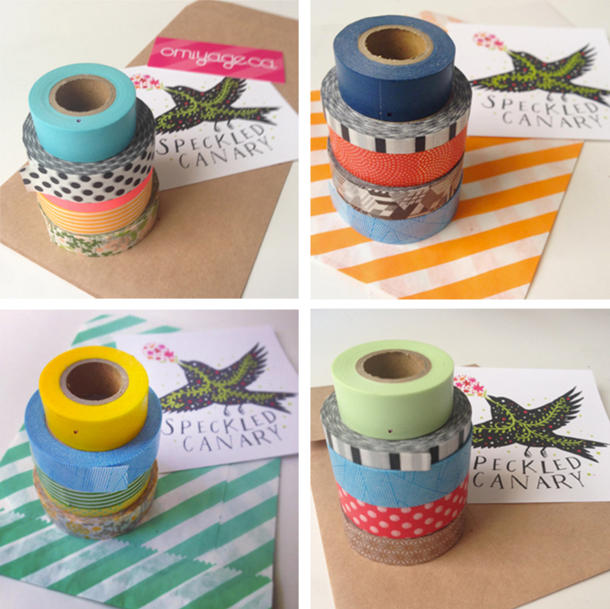 Some of the "Washi Tape Starter Kits" I've sent!