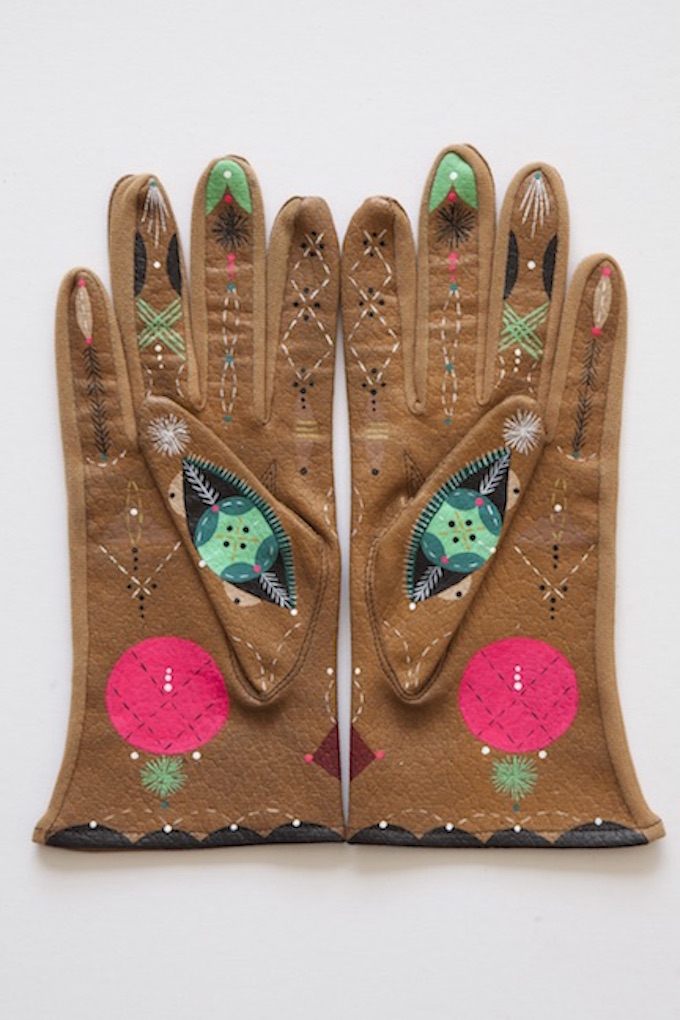 Cosmic Animal Gloves by Bunnie Reiss 