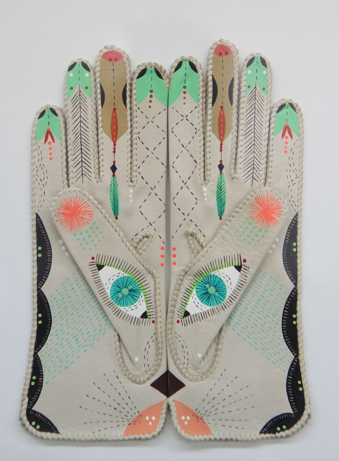 Cosmic Animal Gloves by Bunnie Reiss 