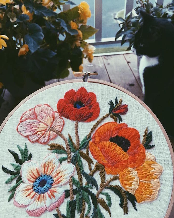 Embroidery by Tessa Perlow