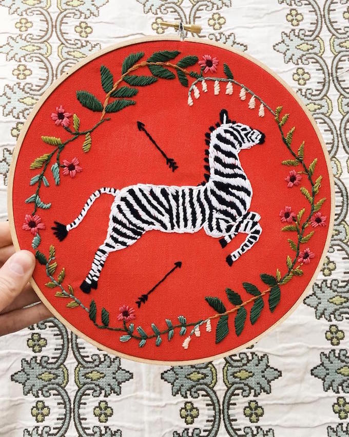 Embroidery by Tessa Perlow