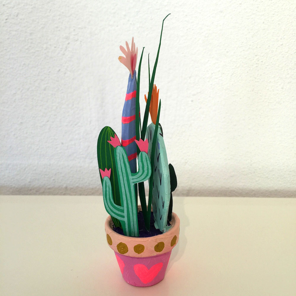 Kim Sielbeck paper cacti