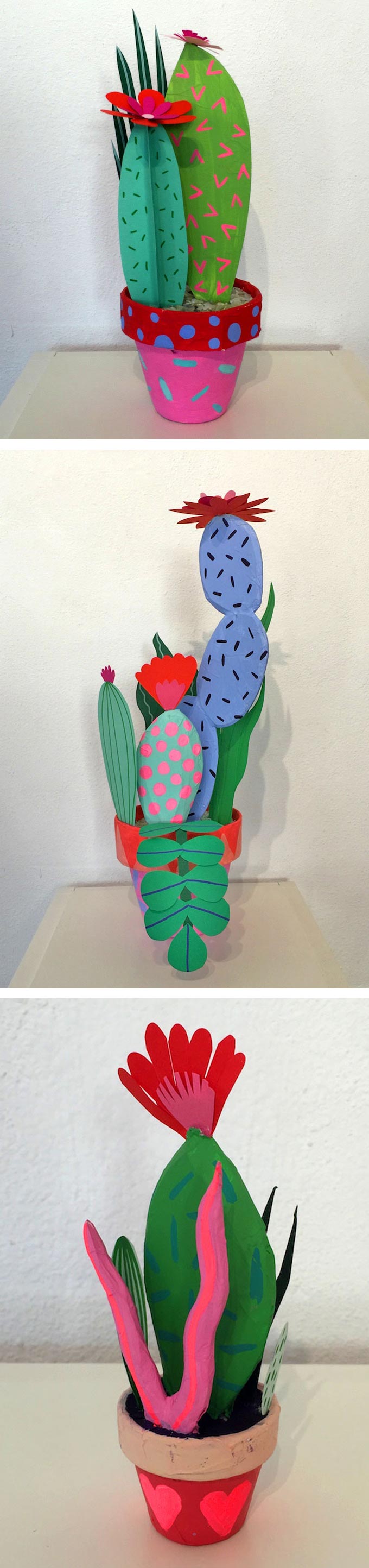 Kim Sielbeck paper cacti