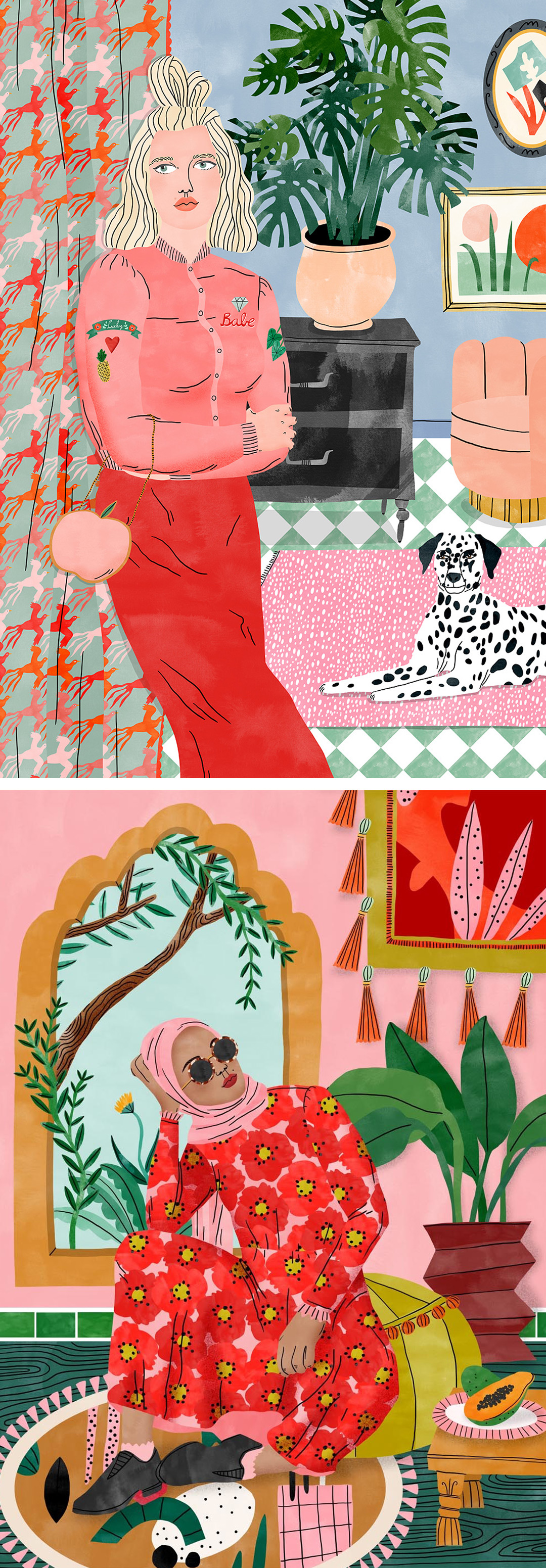 Illustrations by Bodil Jane