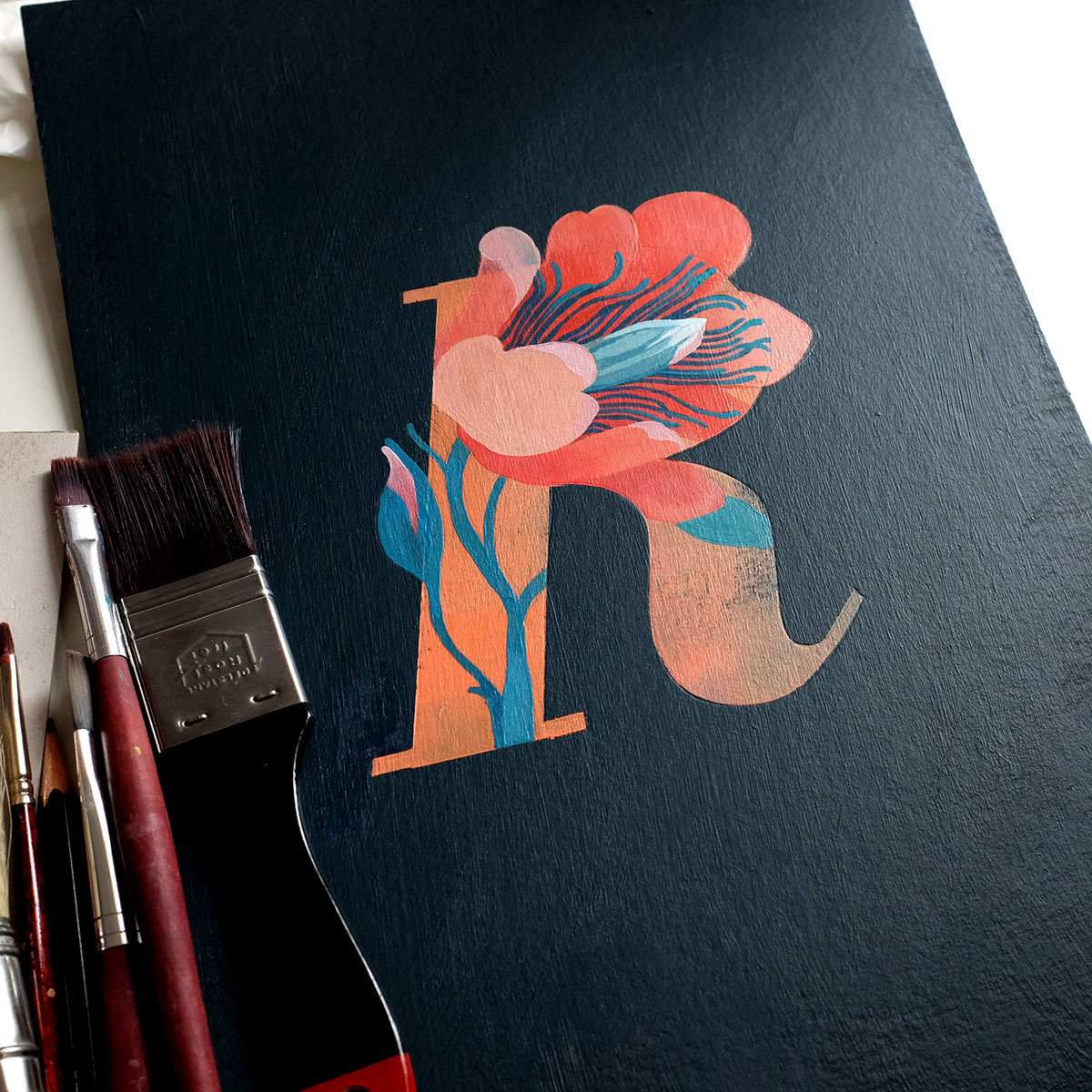 Eleonora Kolycheva illustrative letter R