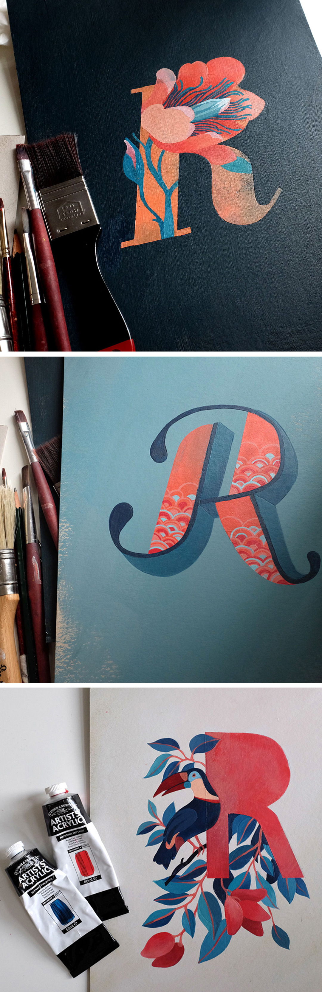 Eleonora Kolycheva illustrative letter R