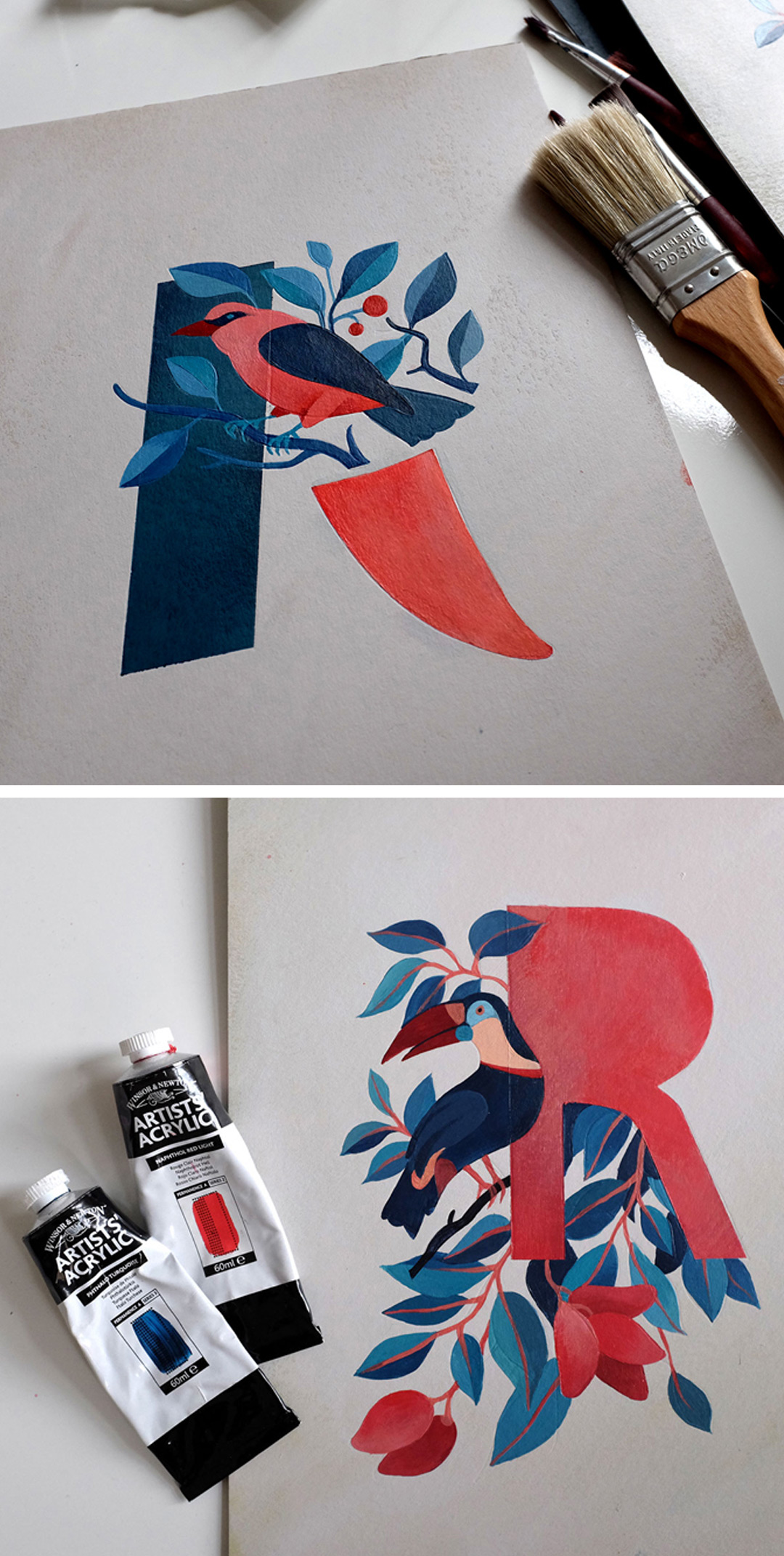 Eleonora Kolycheva illustrative letter R