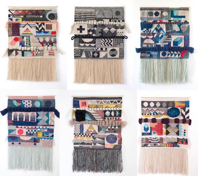 Genevieve Griffiths weaving