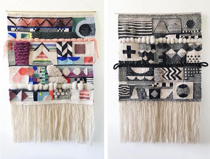 Genevieve Griffiths weaving