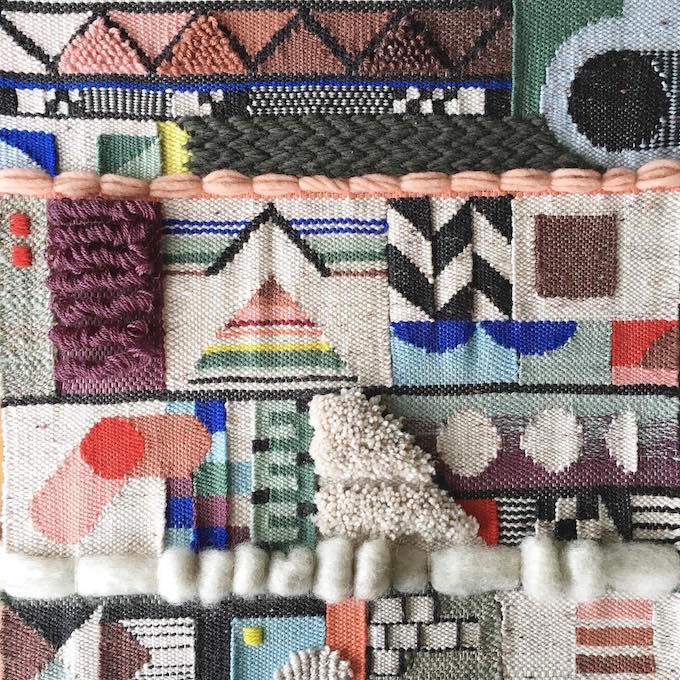 Genevieve Griffiths weaving