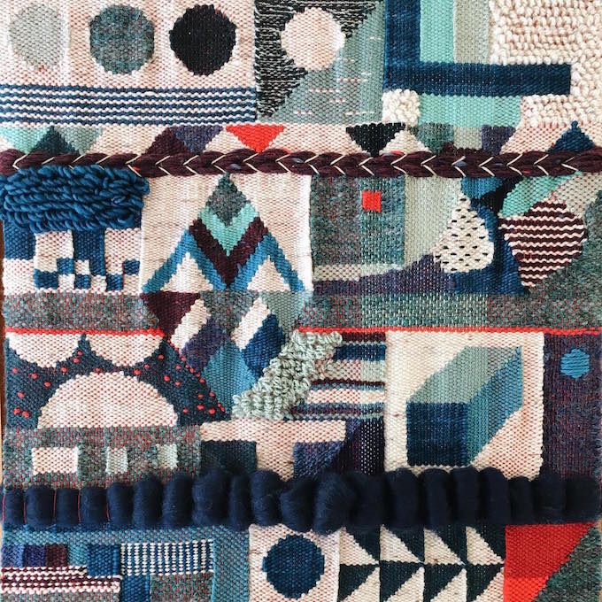Genevieve Griffiths weaving